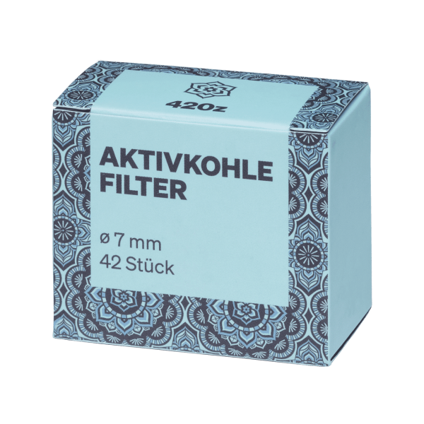 420z Aktivkohlefilter  ø7mm "Ocean Breeze" (42 Stück)