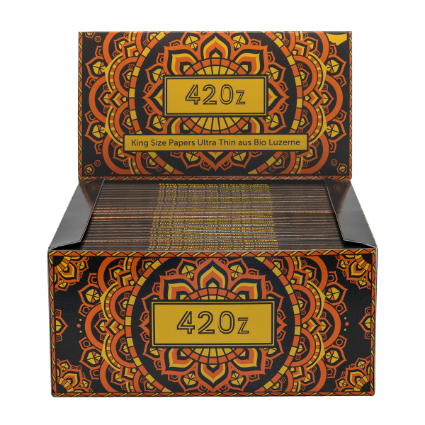 420z King Size Papers Bio Luzerne "Pumpkin Sunlight"