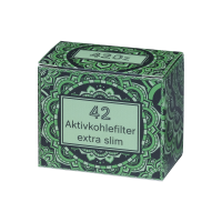 420z Aktivkohlefilter ø6mm "Emerald Shine" (42 Stück)